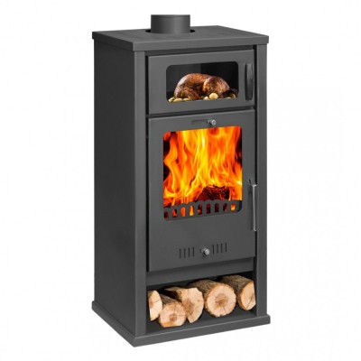 Houtkachel met oven Balkan Energy Troy 7.8kW - Hout fornuis