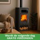 Houtkachel met oven Balkan Energy Troy, 7.8kW | Air houtkachels | Houtkachels |