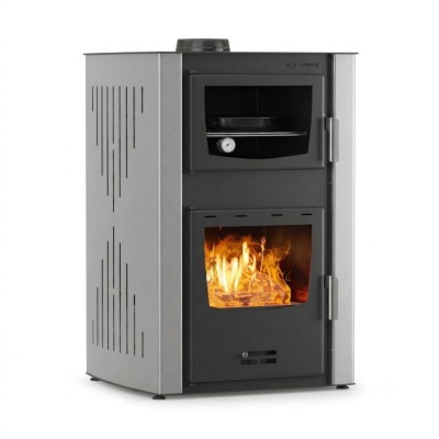 CV houtkachel met oven Velmora Fire ATS HYDRO ΜΑSΙΝΑ 90-25 grijs, 25kW - Productenvergelijking