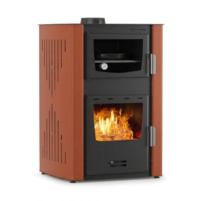 CV houtkachel met oven Velmora Fire ATS HYDRO ΜΑSΙΝΑ 90-25 terracotta, 25kW - Productenvergelijking