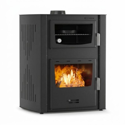 CV houtkachel met oven Velmora Fire ATS HYDRO ΜΑSΙΝΑ 90-30 zwart, 35kW - Productenvergelijking