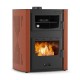 CV houtkachel met oven Velmora Fire ATS HYDRO ΜΑSΙΝΑ 90-30 terracotta, 35kW | Houtkachels met oven | Houtkachels |