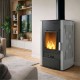 CV houtkachel Velmora Fire ATS HYDRO grijs, 25kW | CV houtkachels | Houtkachels |