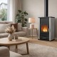 CV houtkachel Velmora Fire ATS HYDRO grijs, 33kW | CV houtkachels | Houtkachels |