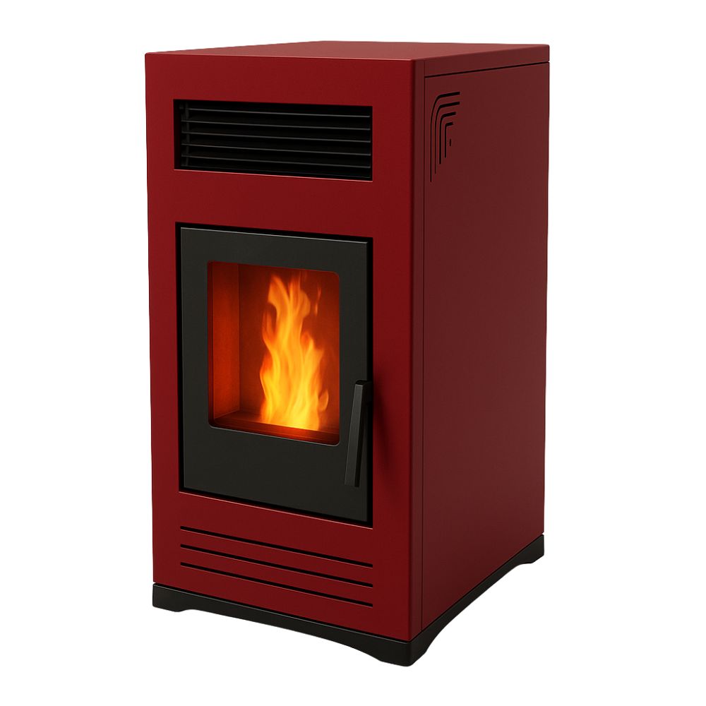 Pelletkachel Mytherm Angela TA 14 PRO rood, 14kW | Pelletkachels |  |