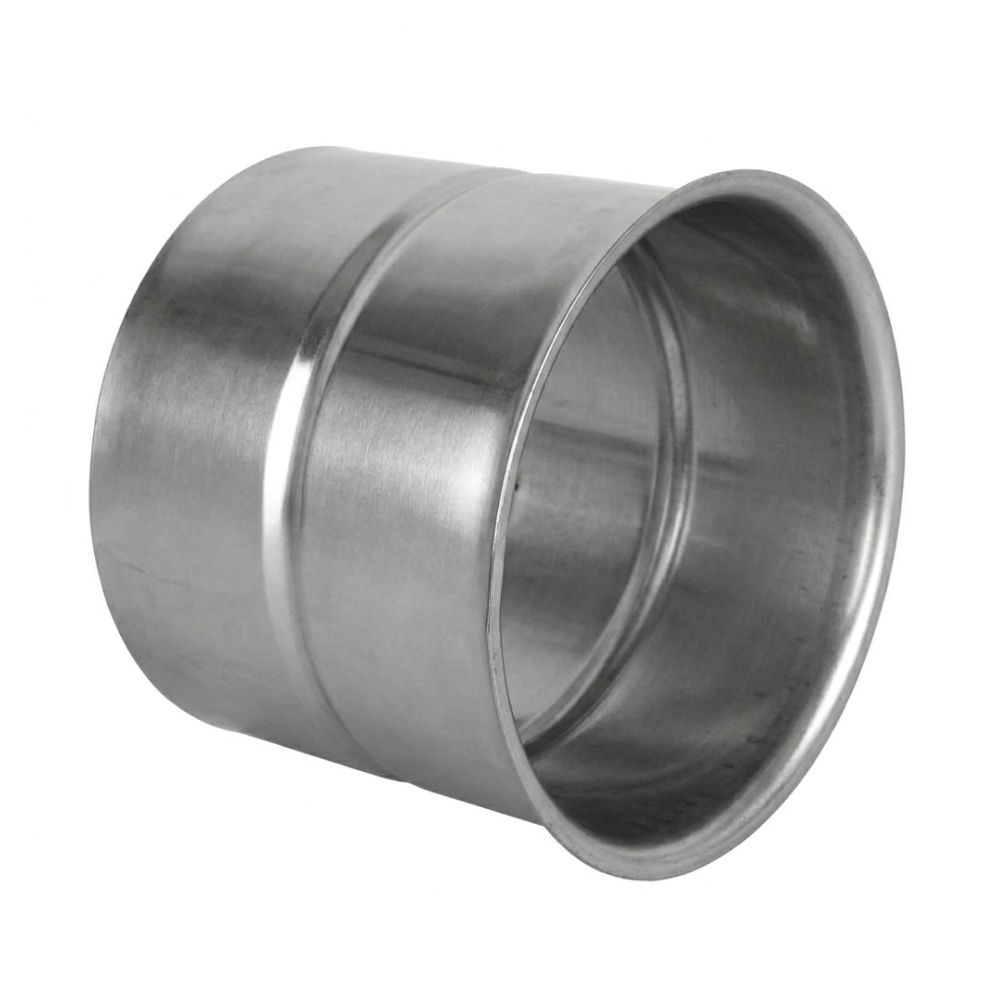 Rozet kachelpijp van staal PARKANEX, Inox, Ø130, Dikte 2mm | Kachelpijpen | Schoorstenen |