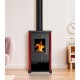 Houtkachel Prometey EKO Mini Bordeaux, 6.4 kW | Houtkachels |  |