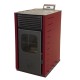 Pelletkachel Mytherm Angela TA 40 rood, 40kW | Pelletkachels |  |
