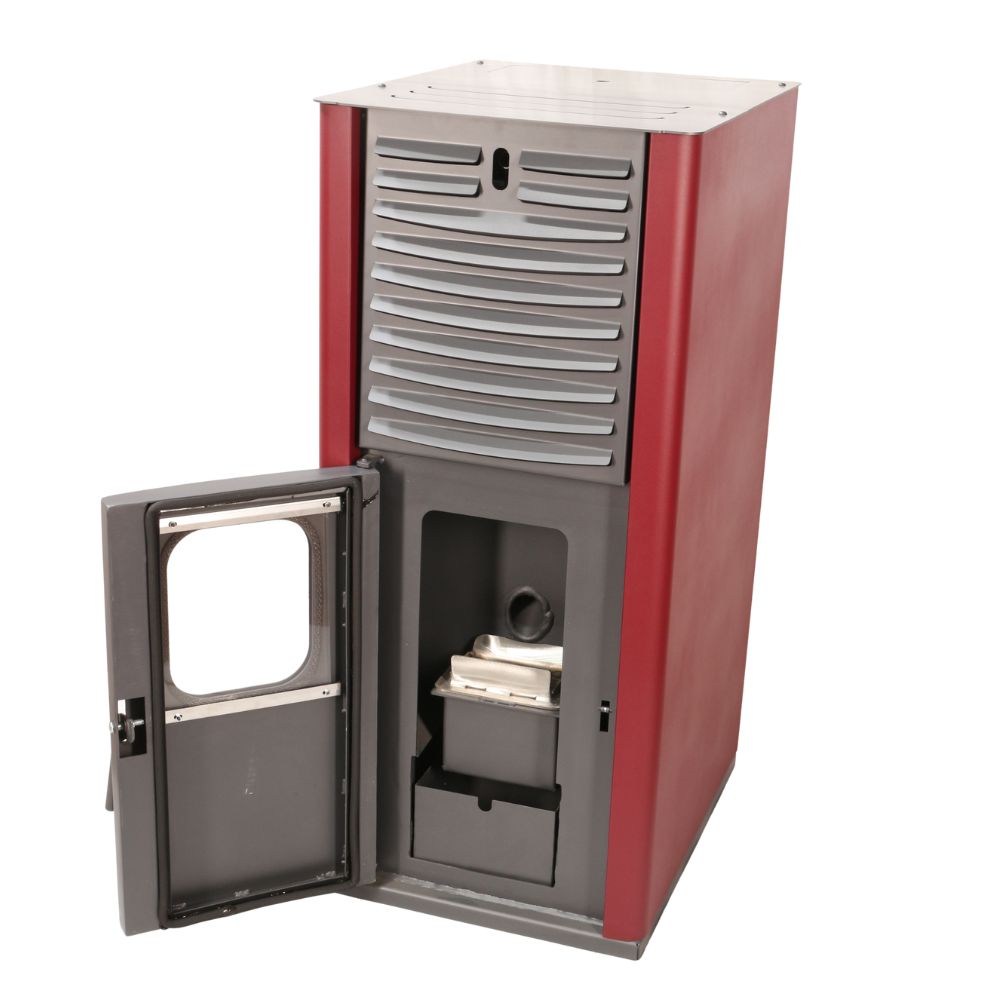 Pelletkachel CV Mytherm IOLI TSA 18 rood, met ventilator, 18kW | Pelletkachels CV | Pelletkachels |