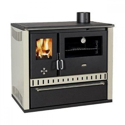 Hout fornuis Prity GT Ivoor, met lade, 15 kW - Productenvergelijking
