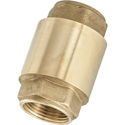 Veerbelaste terugslagklep met metalen schijf Hydro - messing - 0404884 - Maat (inch): 1" - Centrale Verwarming