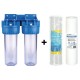 Waterfilterbehuizing Senior 10" met inbegrepen filters, 3/4" aansluiting | Drinkwatertanks |  |