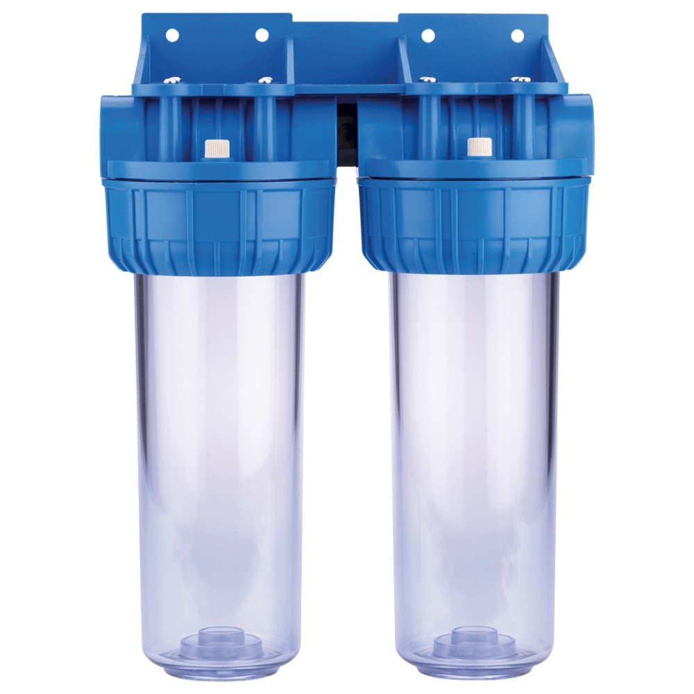 Waterfilterbehuizing Senior 10" met inbegrepen filters, 3/4" aansluiting | Drinkwatertanks |  |