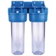 Waterfilterbehuizing Senior 10" met inbegrepen filters, 3/4" aansluiting | Drinkwatertanks |  |