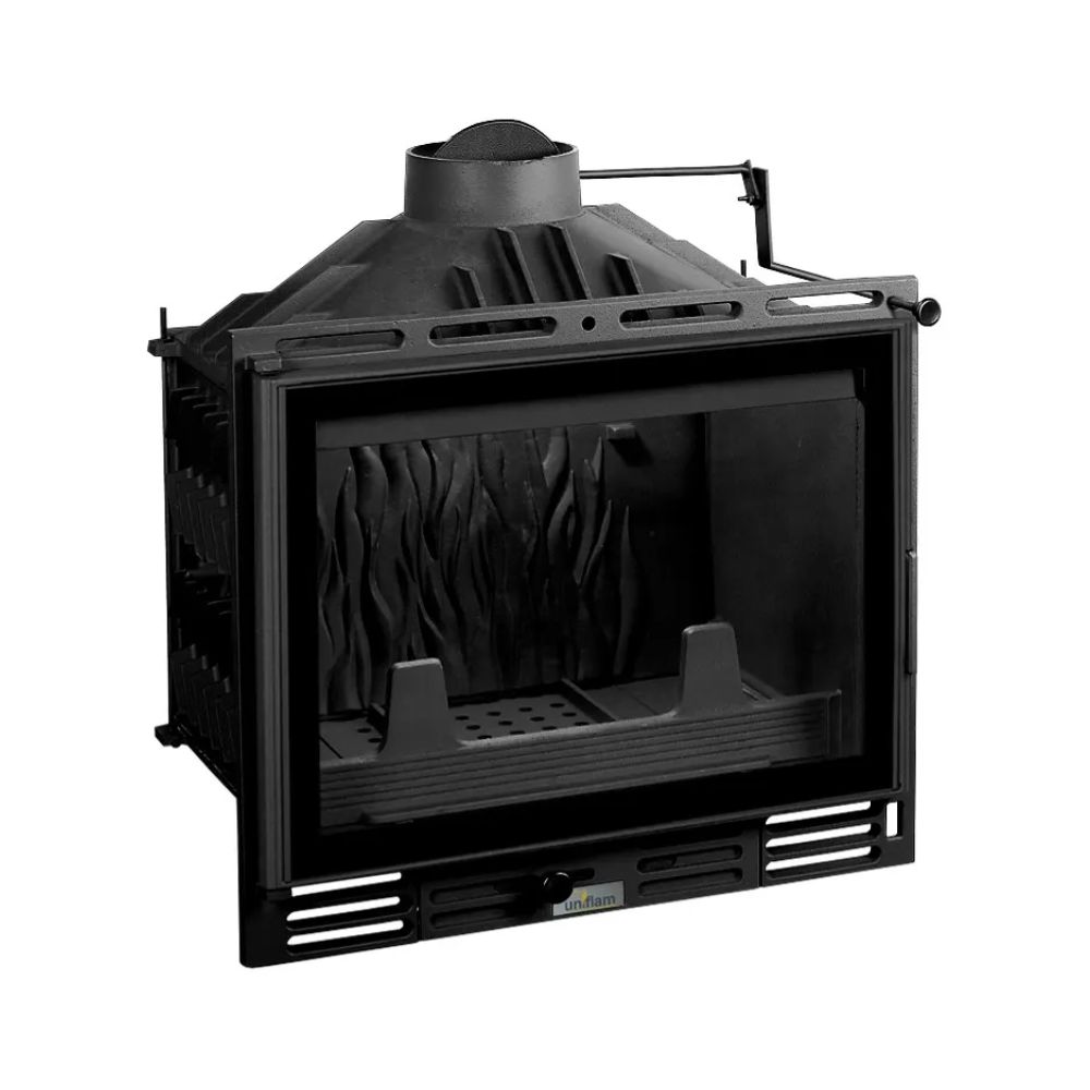 Inbouw haard UNIFLAM 600 PLUS ECO met klep en luchttoevoer, 8 kW | Inzethaarden / Inbouwhaarden | Haarden |