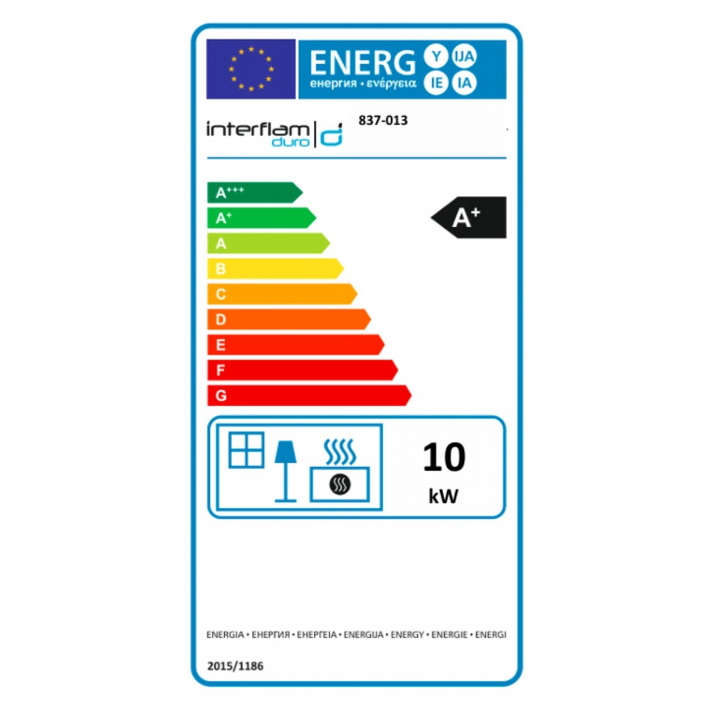 Inbouw haard UNIFLAM 660 DURO met luchtkanalen en luchttoevoer, linkerzijde, 10 kW | Moderne haarden | Haarden |