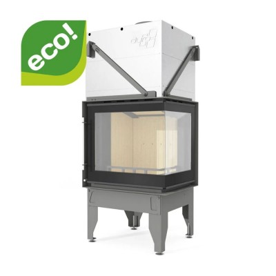 Inbouw haard UNIFLAM 660 DURO met luchtkanalen en luchttoevoer, rechterzijde, 10 kW - Haarden