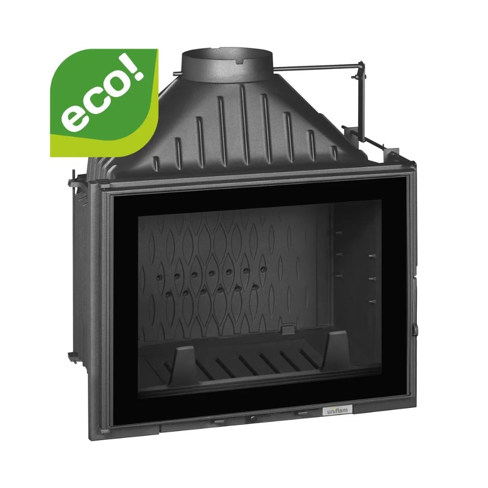 Inbouw haard UNIFLAM 700 PLUS ECO met klep en luchttoevoer, 12 kW | Gietijzeren haarden | Haarden |