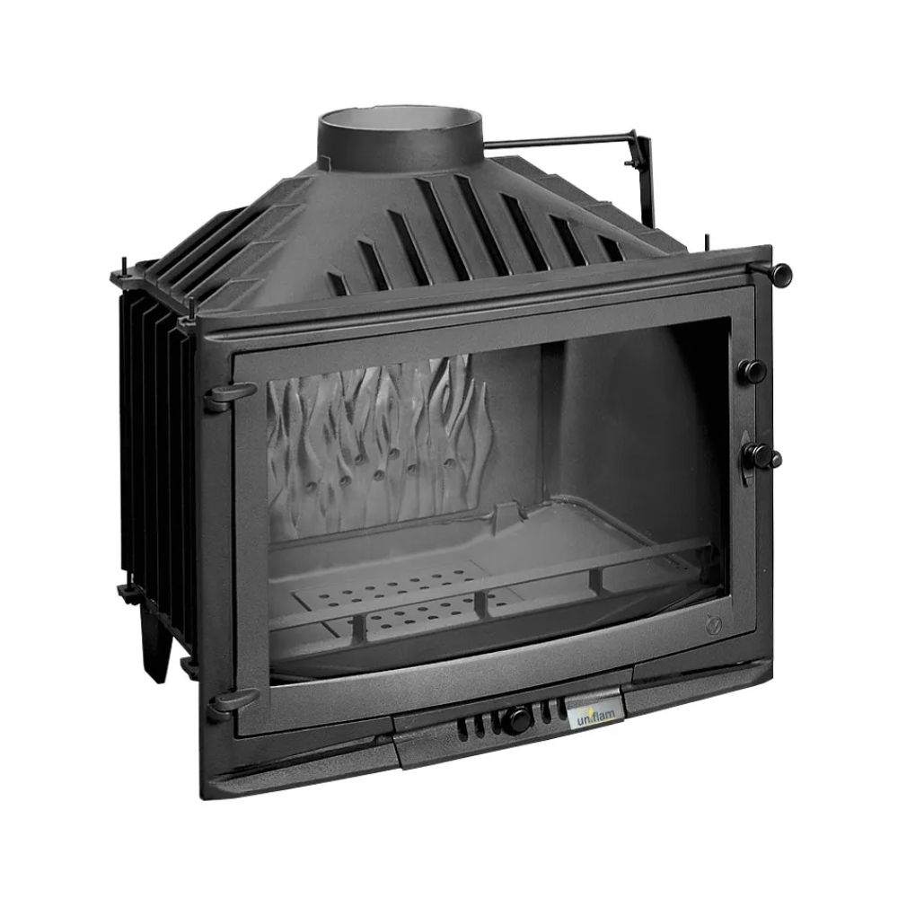 Inbouw haard UNIFLAM 700 SELENIC ECO met klep en luchttoevoer, 10 kW | Gietijzeren haarden | Haarden |