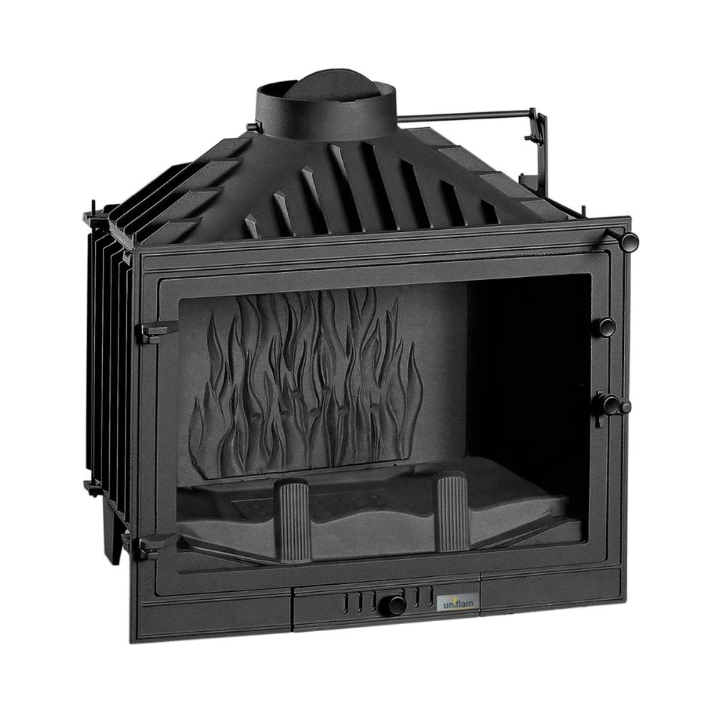 Inbouw haard UNIFLAM 700 STANDARD ECO met klep en luchttoevoer, 10 kW | Gietijzeren haarden | Haarden |