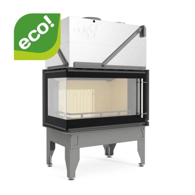 Inbouw haard UNIFLAM 860 DURO met luchtkanalen en luchttoevoer, linkerzijde, 14,1 kW - Inzethaarden / Inbouwhaarden