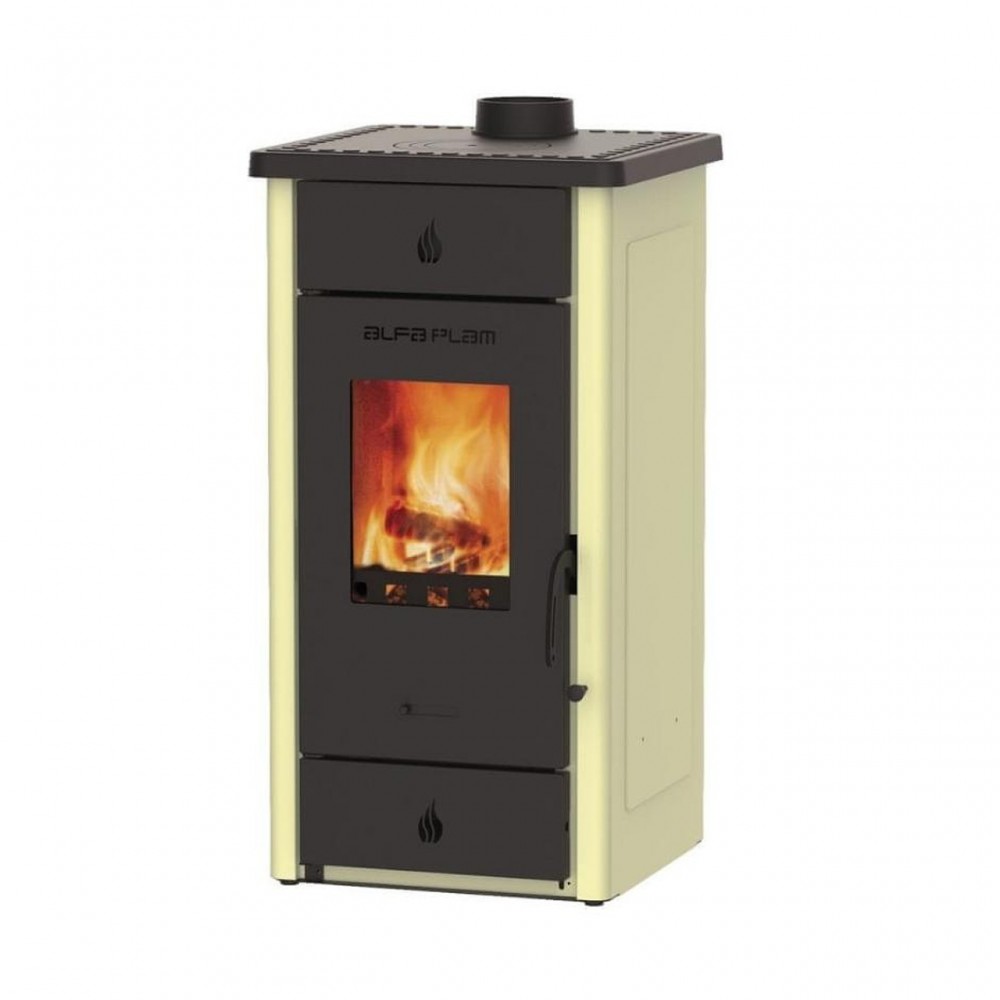 Houtkachel Alfa Plam Elita 3 Ivoor 7kW | Air houtkachels | Houtkachels |