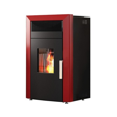 Pelletkachel CV Alfa Plam Commo 12, Rood 12kW - Productenvergelijking