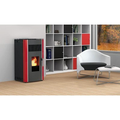 Pelletkachel Alfa Plam Luca Rood, 8kW - Productenvergelijking