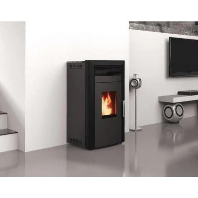 Pelletkachel CV Alfa Plam Commo 15, Zwart 15kW - Productenvergelijking