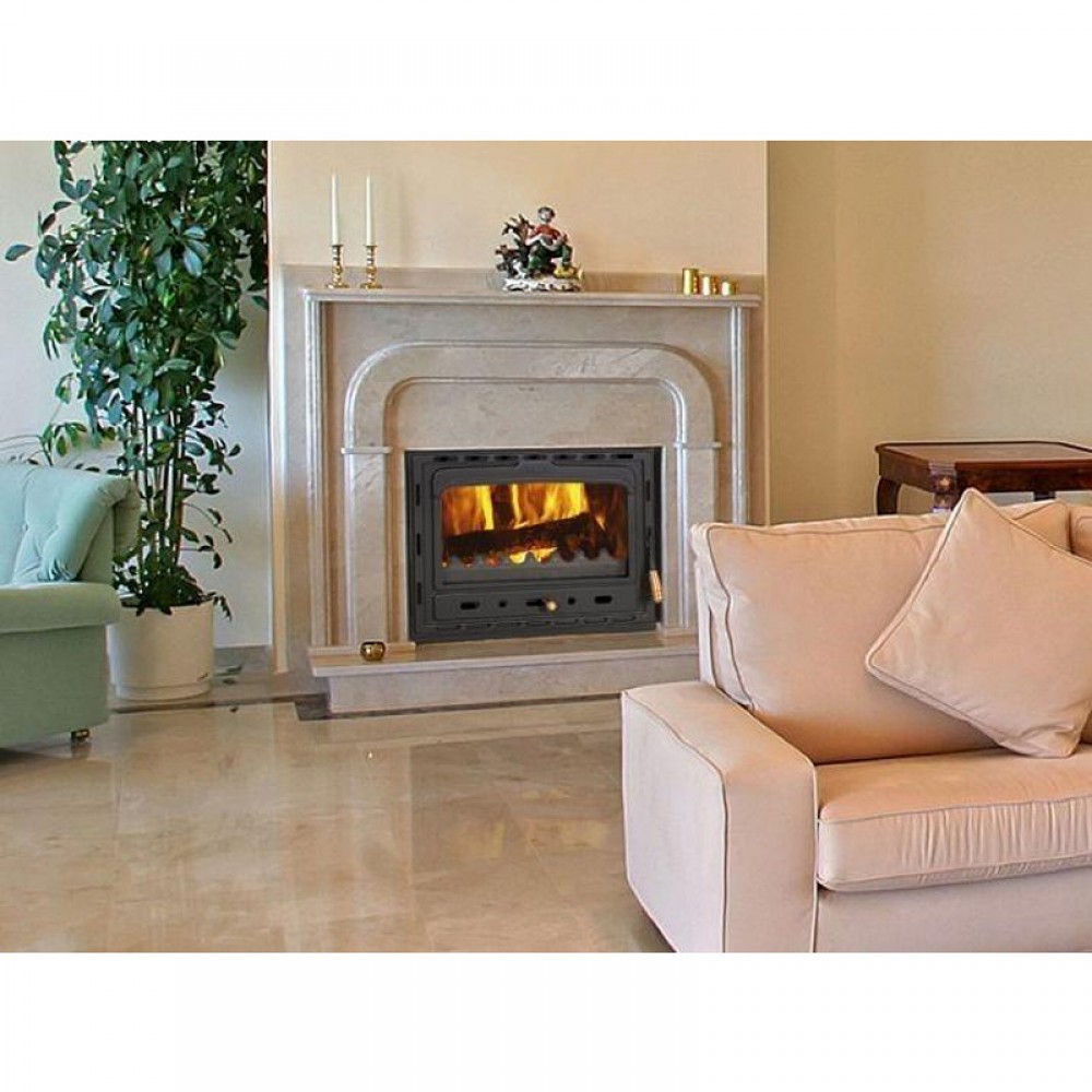 Inbouw gietijzeren haard Prity AC, 14kW | Air haarden | Haarden |