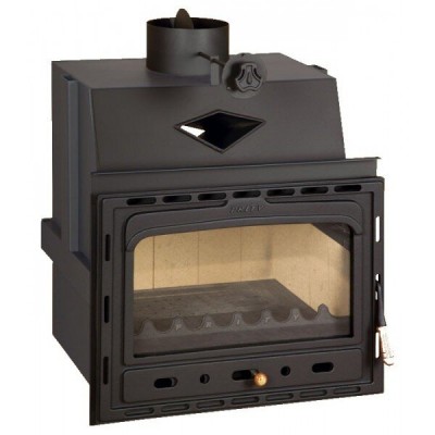 Inbouw gietijzeren haard Prity C, 15.8kW - Haarden
