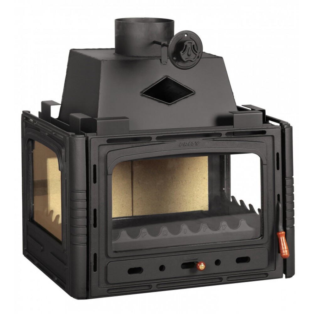 Inbouw gietijzeren haard Prity 3C, 16kW | Gietijzeren haarden | Haarden |