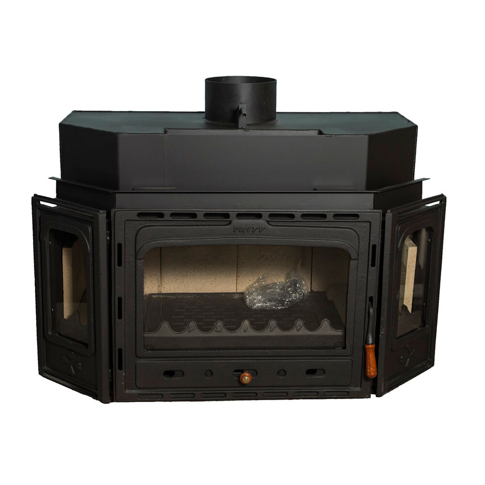 Inbouw gietijzeren haard Prity TC, 16kW | Air haarden | Haarden |