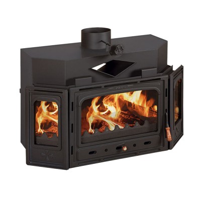 Inbouw gietijzeren haard Prity TC, 16kW - Haarden