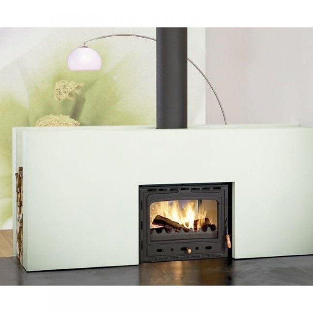 CV inbouwhaard gietijzeren Prity 2C W28, 33.2kw | Gietijzeren haarden | Haarden |