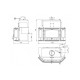 CV inbouwhaard gietijzeren Prity TC W28, 33.3kw | CV inbouwhaarden | Haarden |