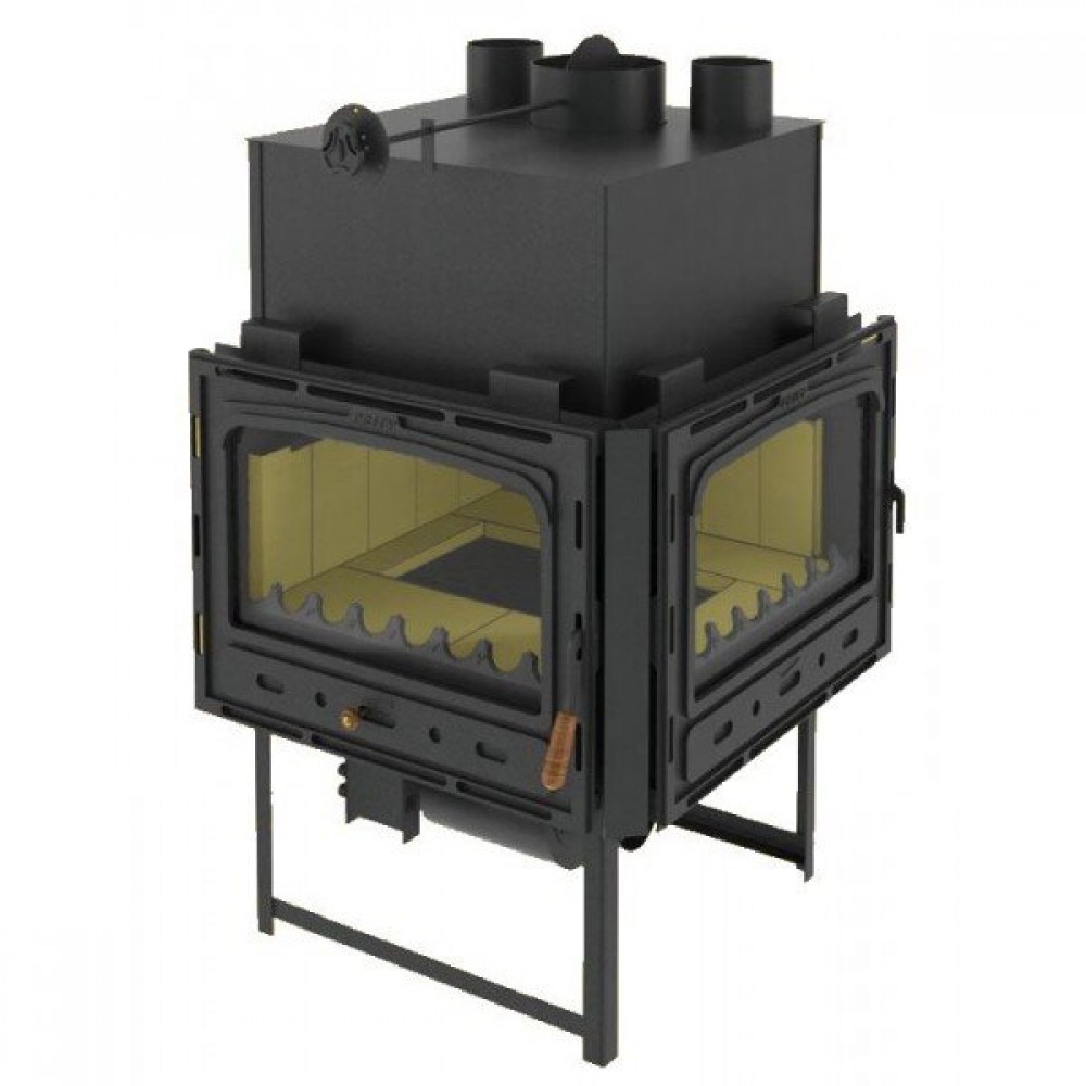Inbouw gietijzeren haard Prity 2CF, 18.2kW | Air haarden | Haarden |