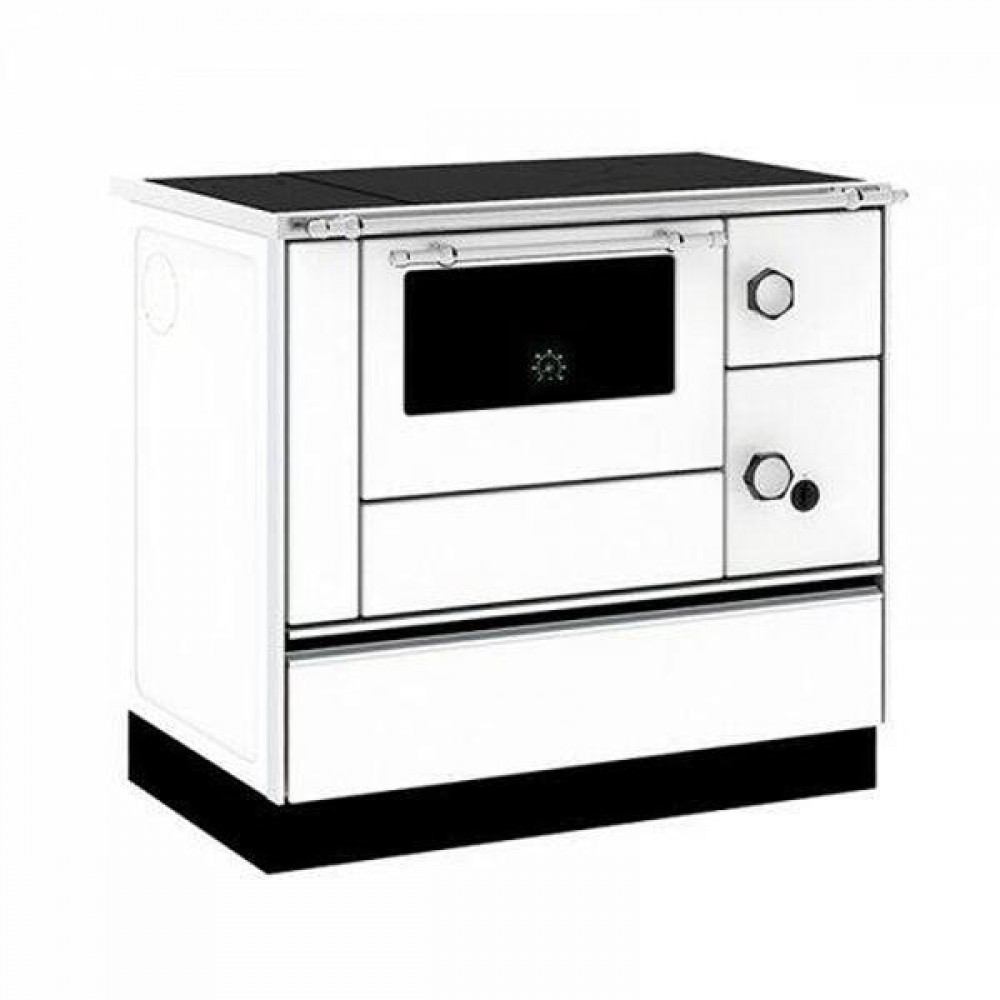 Hout fornuis Alfa Plam Alfa 90 H Favorit Wit Links, 6.4kW | Hout fornuis | Hout |