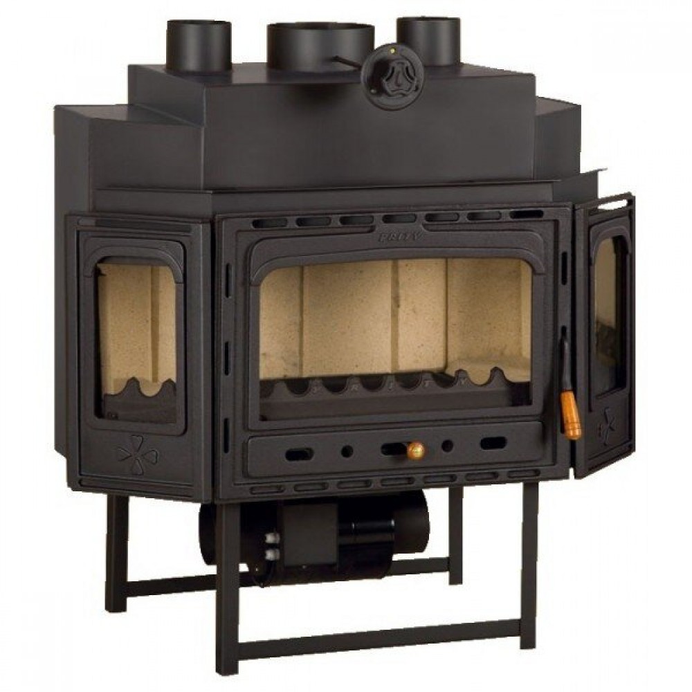 Inbouw gietijzeren haard Prity TCF, 18.5kW | Air haarden | Haarden |