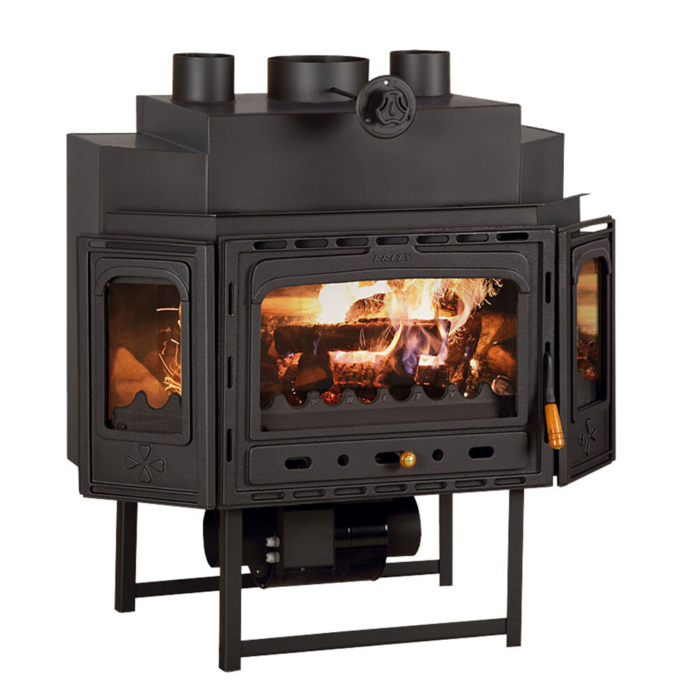 Inbouw gietijzeren haard Prity TCF, 18.5kW | Air haarden | Haarden |
