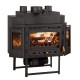 Inbouw gietijzeren haard Prity TCF, 18.5kW | Air haarden | Haarden |