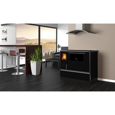 Hout fornuis Alfa Plam Dominant 90H, 6.5kW - Hout fornuis
