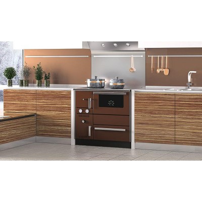 CV Hout fornuis Alfa Plam Alfa Term 20 Bruin, 23kW - Productenvergelijking