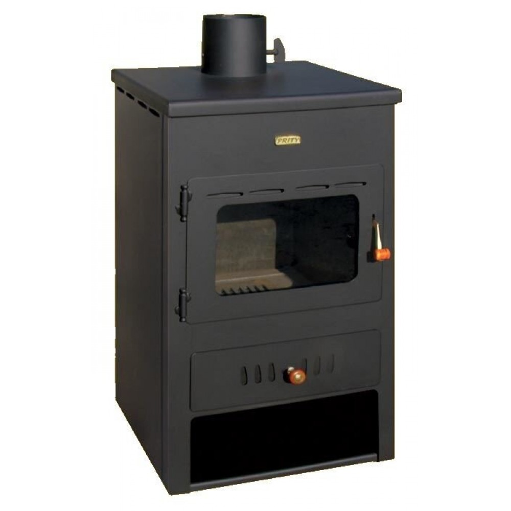 CV houtkachel Prity K1 W8, 13.1kW | CV houtkachels | Houtkachels |