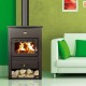 CV houtkachel met gietijzeren blad Prity K1 CP W8, 13.1kW | Gietijzeren houtkachels | Houtkachels |