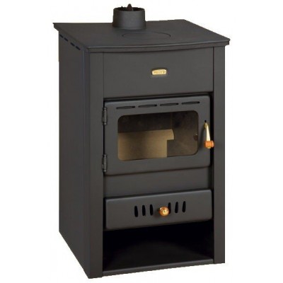 CV houtkachel Prity K2 CP W10 met gietijzeren blad, 13.3kW - Houtkachels