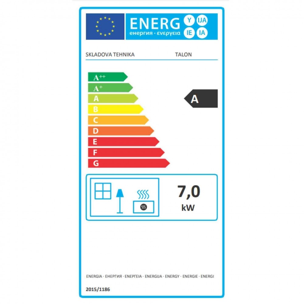 Houtkachel Balkan Energy Talon, 7kW | Air houtkachels | Houtkachels |