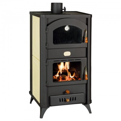 CV houtkachel met oven Prity FG W18 R, 23.4kW - Hout fornuis