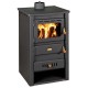 CV houtkachel Prity K22 CP W10 met gietijzeren blad, 13,3kW | CV houtkachels | Houtkachels |
