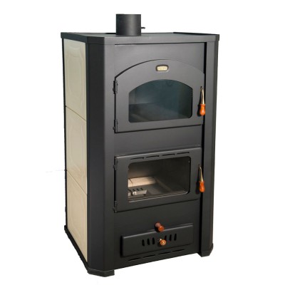 CV houtkachel met oven Prity FG W20, 23.8kW - Hout fornuis